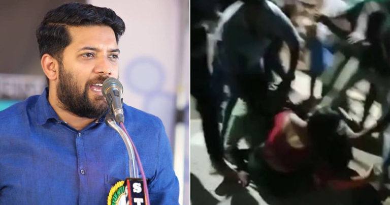 ലോ കോളേജ് സംഘര്ഷം: ഗുണ്ടാപ്രവര്ത്തനത്തിന് മുഖ്യമന്ത്രിയുടെ പിന്തുണ, നടപടി വൈകിയാല് മന്ത്രിമാരെ വഴിതടയുമെന്ന് യൂത്ത് കോണ്ഗ്രസ് ലോ കോളേജ് സംഘര്ഷം: ഗുണ്ടാപ്രവര്ത്തനത്തിന് മുഖ്യമന്ത്രിയുടെ പിന്തുണ, നടപടി വൈകിയാല് മന്ത്രിമാരെ വഴിതടയുമെന്ന് യൂത്ത് കോണ്ഗ്രസ്