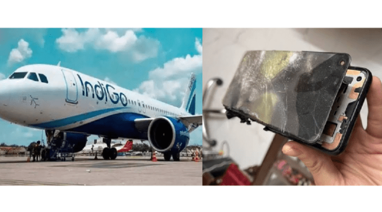 വിമാനത്തിൽ യാത്രക്കാരന്റെ മൊബൈൽ ഫോണിന് തീപിടിച്ചു വിമാനത്തിൽ യാത്രക്കാരന്റെ മൊബൈൽ ഫോണിന് തീപിടിച്ചു