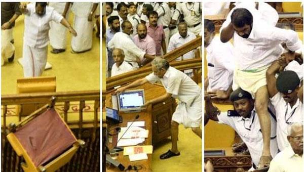 ശിവന്കുട്ടിയെ തല്ലി ബോധം കെടുത്തി, വനിതാ എംഎല്എമാരെ കടന്നുപിടിച്ചു; കയ്യാങ്കളി തുടങ്ങിയത് യു.ഡി.എഫ് ആണെന്ന് ഇ.പി ജയരാജന് ശിവന്കുട്ടിയെ തല്ലി ബോധം കെടുത്തി, വനിതാ എംഎല്എമാരെ കടന്നുപിടിച്ചു; കയ്യാങ്കളി തുടങ്ങിയത് യു.ഡി.എഫ് ആണെന്ന് ഇ.പി ജയരാജന്